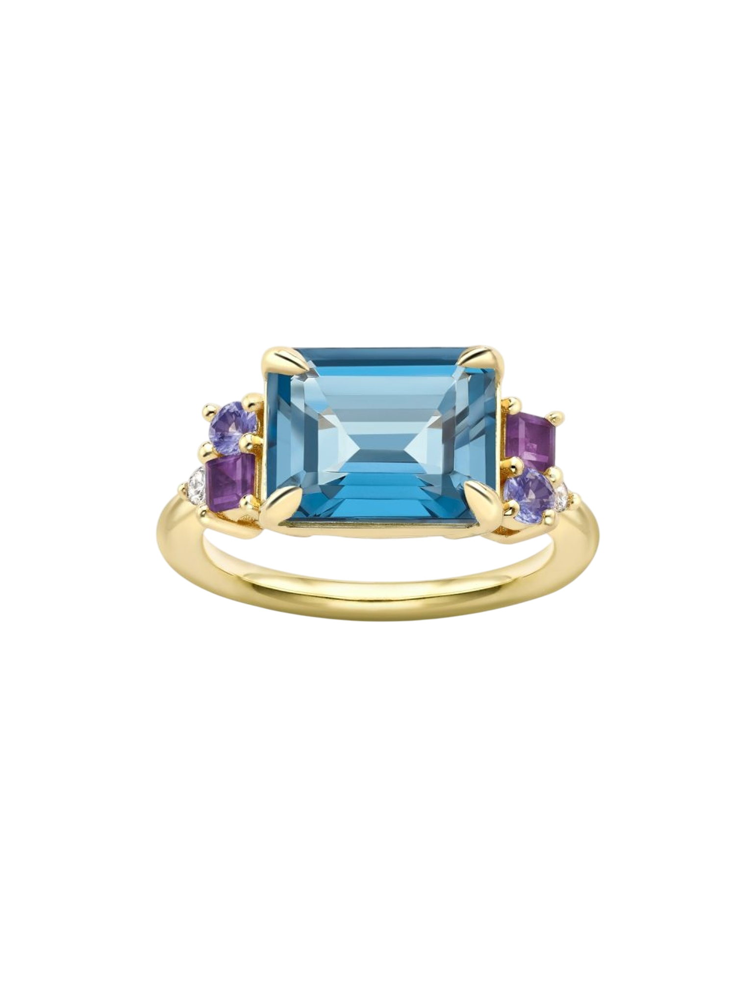 Claudie london blue topaz ring